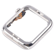 For Apple Watch Series 4 44mm LTE Stainless Steel Middle Frame Bezel Plate with Crown Spin Axis Flex Cable (Silver)