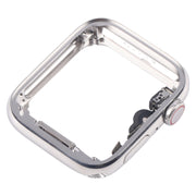 For Apple Watch Series 4 44mm LTE Stainless Steel Middle Frame Bezel Plate with Crown Spin Axis Flex Cable (Silver)