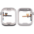 For Apple Watch Series 7 / 8 / 9 45mm LTE Stainless Steel Middle Frame Bezel Plate with Crown Spin Axis Flex Cable (Silver) - Middle Frame by PMC TechLife | Online Shopping South Africa | PMC TechLife | Buy Now Pay Later Mobicred
