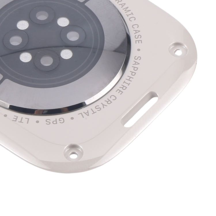 For Apple Watch Ultra 2 49mm A2986 A2987 LTE Version Glass Back Cover(Titanium Gray)