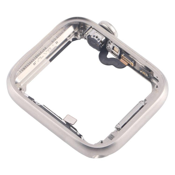 For Apple Watch Series 5 40mm LTE Stainless Steel Middle Frame Bezel Plate with Crown Spin Axis Flex Cable