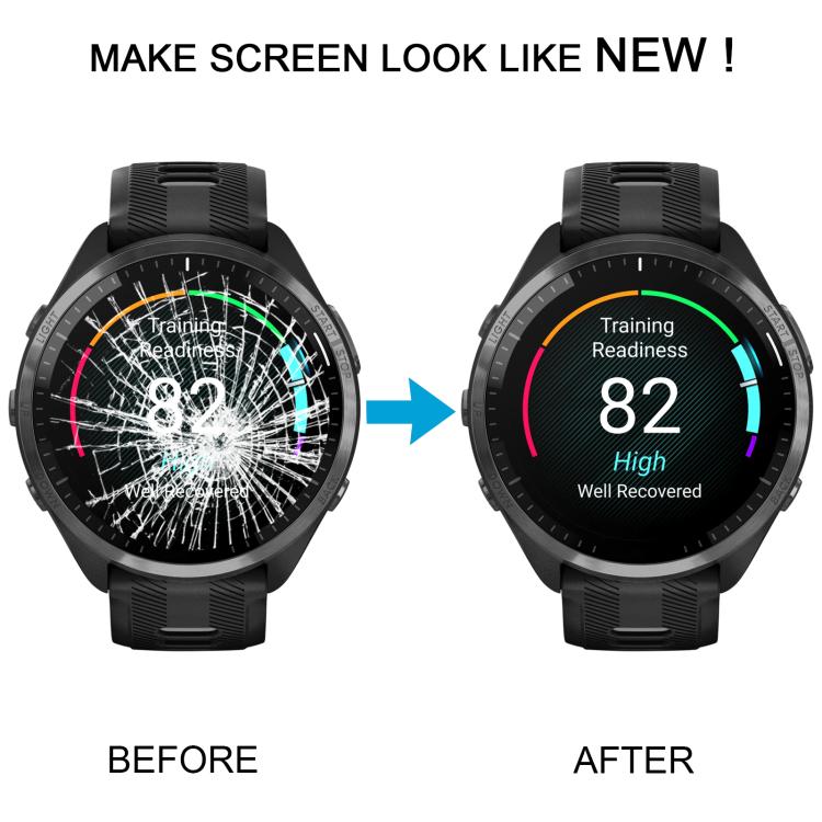 For Garmin Forerunner 965 Original Front Screen Outer Glass Lens