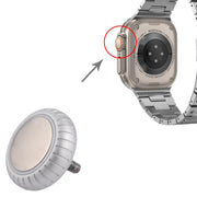 For Apple Watch Series 10 42mm / 46mm Watch Crown Nut Replacement (Silver)