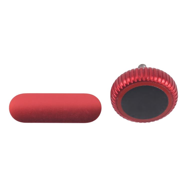 For Apple Watch Series 9 41mm / 45mm GPS Version Watch Crown Nut / Power Button Set (Red)