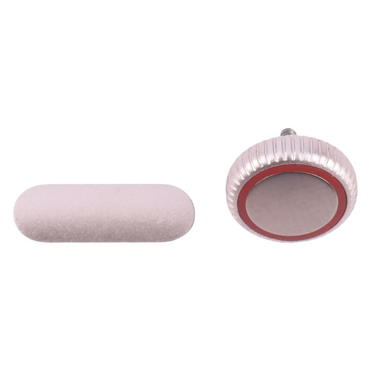 For Apple Watch Series 9 41mm / 45mm LTE Version Watch Crown Nut / Power Button Set (Pink)
