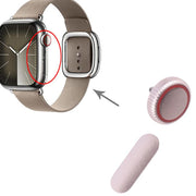 For Apple Watch Series 9 41mm / 45mm LTE Version Watch Crown Nut / Power Button Set (Pink)