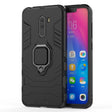 PC + TPU Shockproof Protective Case with Magnetic Ring Holder for Xiaomi Pocophone F1(Black) - Xiaomi Cases by PMC TechLife | Online Shopping South Africa | PMC TechLife