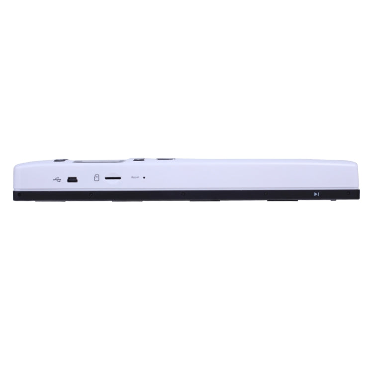 iScan02 Double Roller Mobile Document Portable Handheld Scanner with LED Display,  Support 1050DPI  / 600DPI  / 300DPI  / PDF / JPG / TF(White)
