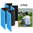 2 PCS Portable Folding Cellular Massage Cushion Outdoors Damp Proof Picnic Seat Mats EVA Pad(Blue) - Camping Mats by PMC TechLife | Online Shopping South Africa | PMC TechLife | Buy Now Pay Later Mobicred