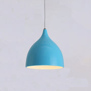 Restaurant Chandelier Simple Modern Single-head Dining Table Lamp Fashion Aisle Living Room Bar (Blue)