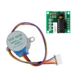 LDTR-WG0246 28YBJ-48 DC 5V 4 Phase 5 Wire Stepper Motor with ULN2003 Driver Board (Silver) - Motor Module by PMC TechLife | Online Shopping South Africa | PMC TechLife
