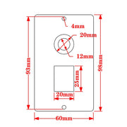 LDTR-WG0265 DC 6A Motor Speed Governor Slow Down Motor Controller Positive And Negative Rotating Control Switch 12V/24V/36V/48V (Black)