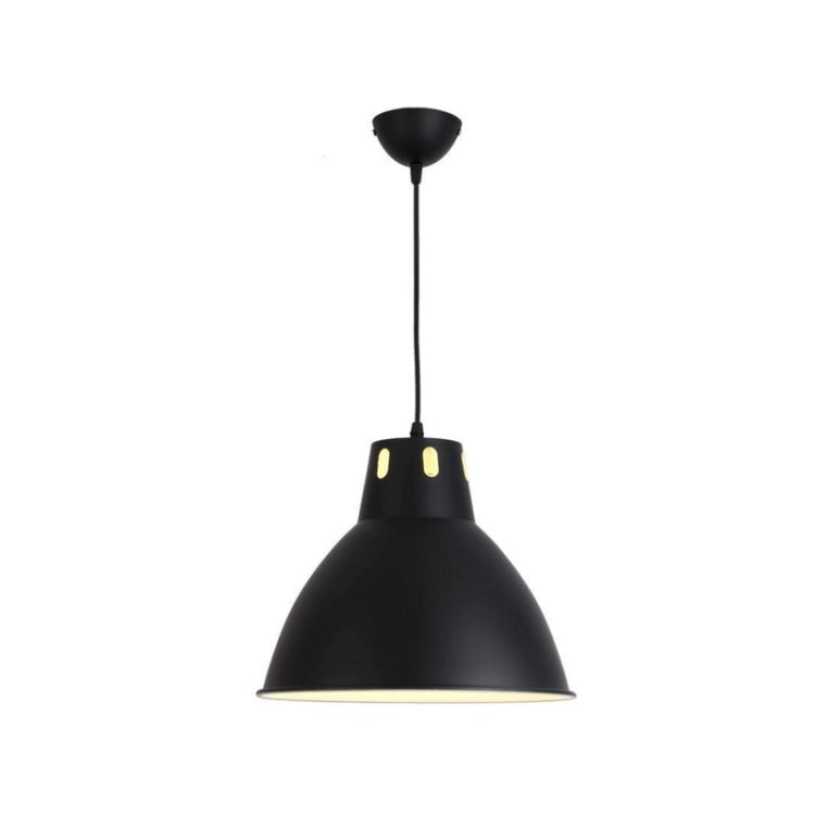 Simple Modern Aluminum Industrial and Mining Engineering Fresh Fruit Market Chandelier without Light Source (White)