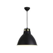 Simple Modern Aluminum Industrial and Mining Engineering Fresh Fruit Market Chandelier without Light Source (White)
