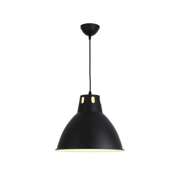 Simple Modern Aluminum Industrial and Mining Engineering Fresh Fruit Market Chandelier without Light Source (White)
