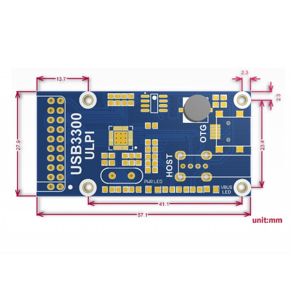 Waveshare USB3300 USB HS Board