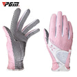 PGM One Pair Golf Non-Slip PU Leather Gloves for Women (Color:Pink Size:19) - free shipping - PMC TechLife - Order now!