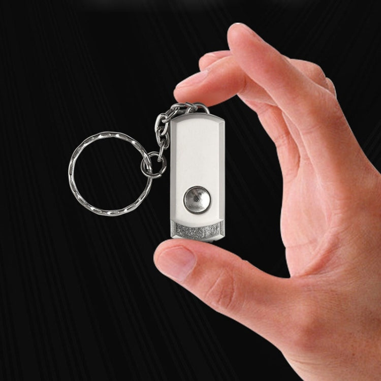 MicroDrive 128GB USB 2.0 Creative Personality Metal U Disk with Keychain (Silver)