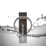 MicroDrive 64GB USB 2.0 Metal Keychain U Disk (Black)