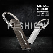 MicroDrive 128GB USB 2.0 Metal Keychain U Disk (Black)