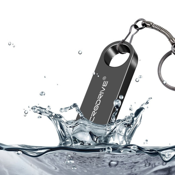 MicroDrive 128GB USB 2.0 Metal Water-resistant High Speed U Disk(Grey)