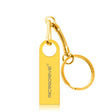 MicroDrive 128GB USB 2.0 Metal Waterproof High Speed U Disk(Gold) - USB Flash Drives by MicroDrive | Online Shopping South Africa | PMC Jewellery | Buy Now Pay Later Mobicred