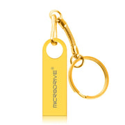 MicroDrive 128GB USB 2.0 Metal Water-resistant High Speed U Disk(Gold)