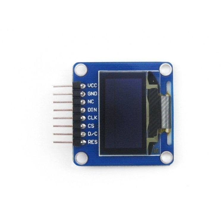 Waveshare 0.96 inch 128*64 OLED (A), SPI/I2C Interfaces, Angled Horizontal Pinheader