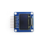 Waveshare 0.96 inch 128*64 OLED (A), SPI/I2C Interfaces, Angled Horizontal Pinheader