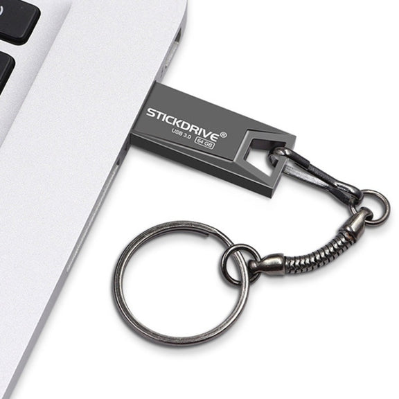 STICKDRIVE 128GB USB 3.0 High Speed Mini Metal U Disk (Black)