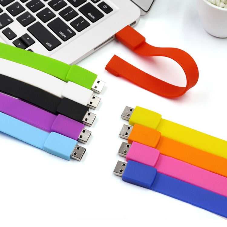 MicroDrive 32GB USB 2.0 Fashion Bracelet Wristband U Disk (Blue)