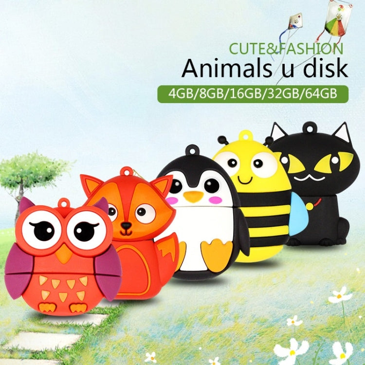 MicroDrive 64GB USB 2.0 Creative Cute Bee U Disk