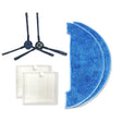 XI273 1 Pair I258 Side Brush + 2 PCS I206 Filter + I262 Cleaning Rag for ILIFE V8S - free shipping - PMC TechLife - Order now!