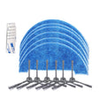 XI293 3 Pairs K614 Side Brushes + 6 PCS K636 Rags+ 6 PCS G604 Magic Adhesive Sticker for ILIFE A4 - For ILIFE Accessories by ILIFE | Online Shopping South Africa | PMC TechLife | Buy Now Pay Later Mobicred