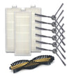XI216 A Pair K614 Side Brushes + 3 PCS I207 Filters +I202 Main Brush Sets for ILIFE A4 - For ILIFE Accessories by PMC TechLife | Online Shopping South Africa | PMC TechLife | Buy Now Pay Later Mobicred