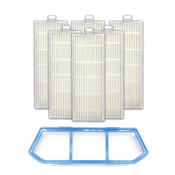 XI226 I205 Primary Filter + 6 PCS I207 Filters for ILIFE A4 / A4S / A6