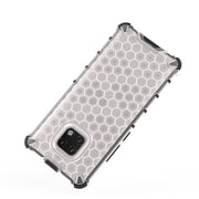 Shockproof Honeycomb PC + TPU Case for Huawei Mate 20 Pro (Black)