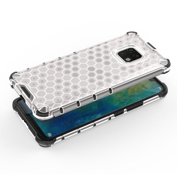 Shockproof Honeycomb PC + TPU Case for Huawei Mate 20 Pro (Transparent)