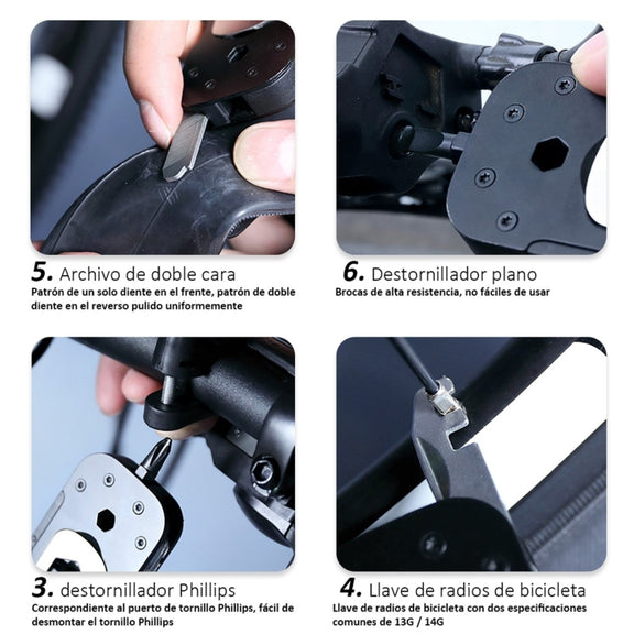 NexTool Multi-functional Bicycle Tool Mini Pocket Bike Toolbox Outdoor Wrench Repair Tool Magnetic Sleeve