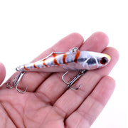 HENGJIA VI026 7cm/24g Full Swimming Layer Plastic Hard Baits Fishing Lures Set Tackle Baits, Bagged (1#)