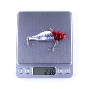 HENGJIA VI026 7cm/24g Full Swimming Layer Plastic Hard Baits Fishing Lures Set Tackle Baits, Bagged (4#)