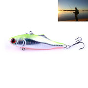 HENGJIA VI026 7cm/24g Full Swimming Layer Plastic Hard Baits Fishing Lures Set Tackle Baits, Bagged (5#)