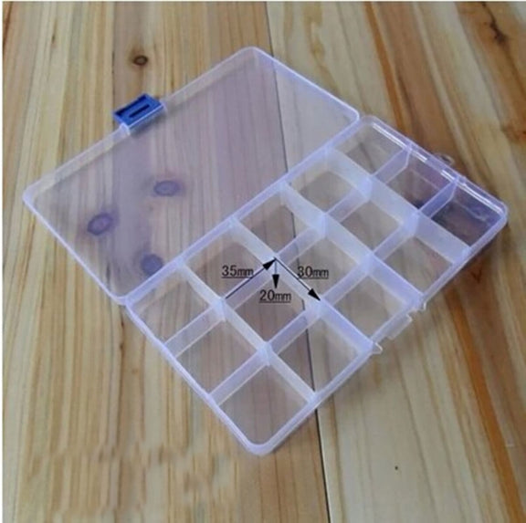HENGJIA qt020 Fifteen Grid Water-resistant Multifunction Fishing Tool Gear Storage