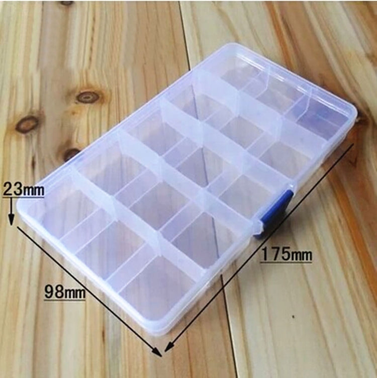 HENGJIA qt020 Fifteen Grid Water-resistant Multifunction Fishing Tool Gear Storage