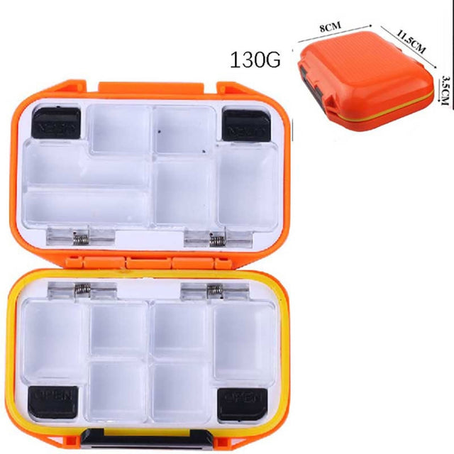 HENGJIA qt020 Water-resistant Multifunction Fishing Tool Gear Storage Hooks and Fishing Bait Box , small: 11.5 x 8 x 3.5cm