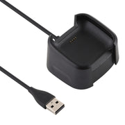For Fitbit Versa 2 Charger Charging Dock Base Stand Holder with 1m Charging Cable(Black)
