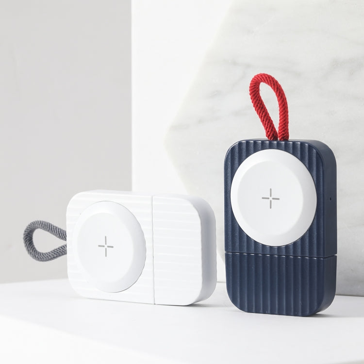 ROCK W26 Portable Magnetic Wireless Charger for Apple Watch(Blue)