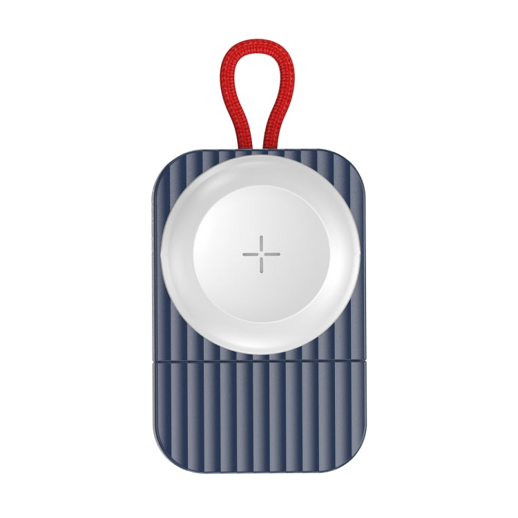 ROCK W26 Portable Magnetic Wireless Charger for Apple Watch(Blue)