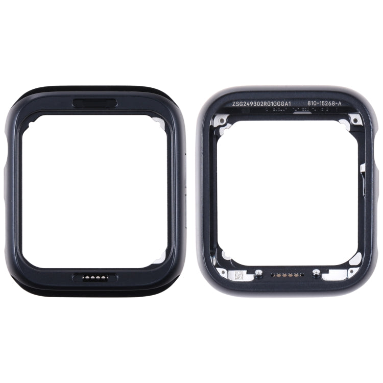 For Apple Watch Series SE 2022 40mm Stainless Steel Middle Frame Bezel Plate (Black)