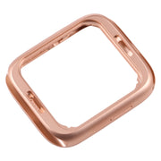 For Apple Watch Series SE 2022 40mm Stainless Steel Middle Frame Bezel Plate (Rose Gold)